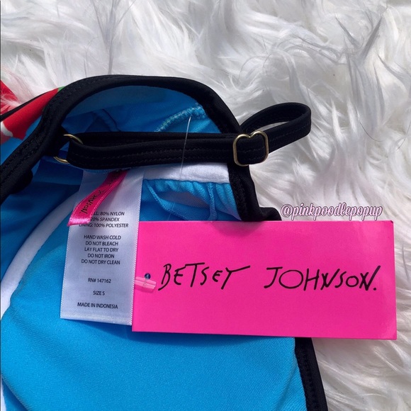 Betsey Johnson Bright Floral Retro Swimsuit 🌺 NWT - Picture 12 of 13